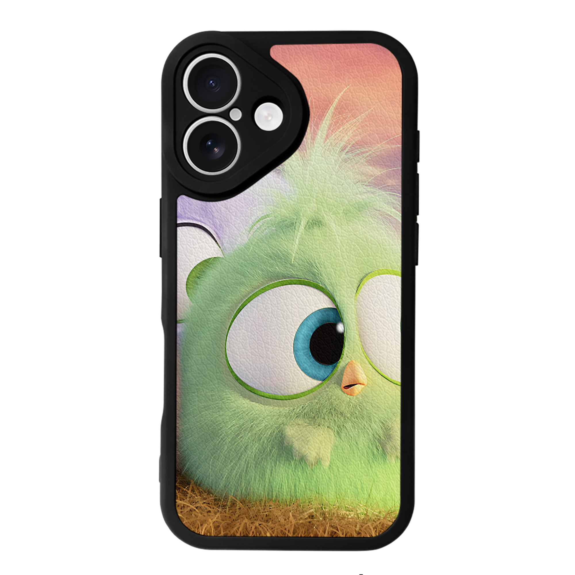 （画像用） Angry Birds アングリーバード 【iPhone 16シリーズ対応】シリコンスマホケース（レザー調） 材質：シリコン